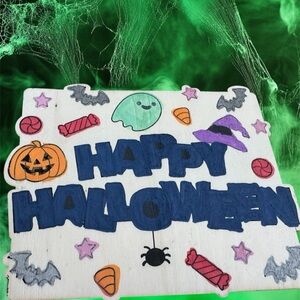 Primark Blue and Purple Art Painting